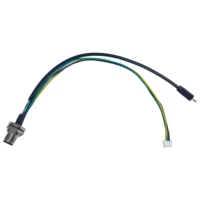 Assemblages de câbles professionnels personnalisés M12 IP67/68 étanches en PVC à 8 broches mâle/femelle pour automobiles, ordinateurs, cuivre pur