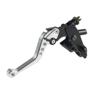 Maître-cylindre d'embrayage et de frein CNC pour moto avec ensemble de poignée d'accélérateur réglable en aluminium pour la modernisation et la mise à niveau - Product Image 4