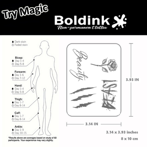 <span class=keywords><strong>Tatouage</strong></span> au stylo Boldink personnalisé, effet réaliste de griffures de bête, art corporel, imperméable, longue durée (2 semaines), encre Jagua Juice - Product Image 4