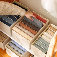 Amazon 2022 Bán Chạy Bast & Lá Sợi Lưới Quần Quần Áo Đồ Lót Organizer Lưu Trữ Box Closet Organizer