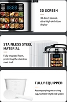 Autocuiseur Électrique Intelligent 5L Multifonctionnel pour la Maison avec Réservation à un Clic – Marmite Tout-en-un pour Mijoter, Cuire à la Vapeur et Braiser