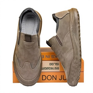 Zapatos <span class=keywords><strong>de</strong></span> Seguridad para Hombre, Estilo Moderno, <span class=keywords><strong>de</strong></span> Lona Impermeable, Antideslizantes, Resistentes al Desgaste, Transpirables, <span class=keywords><strong>de</strong></span> Color Sólido, Casuales, para el Trabajo - Product Image 1