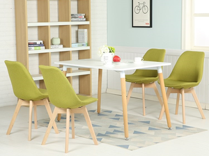 <span class=keywords><strong>Sillas</strong></span> de Comedor de Diseño Vintage con Patrón Patchwork y Madera - Product Image 5