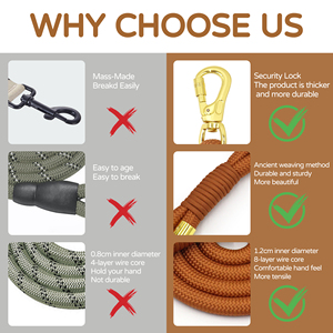 <span class=keywords><strong>Correa</strong></span> de <span class=keywords><strong>Perro</strong></span> de Lujo de Alta Calidad, Directamente de Fábrica, Correas Personalizadas Premium de Shenzhen para Perros, Compra al por Mayor de Correas de Cuerda Coloridas para Perros - Product Image 6