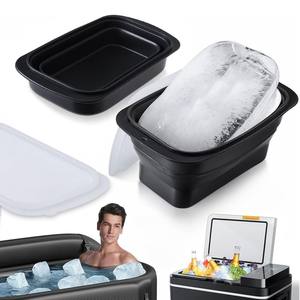 Kelutd Vente en gros : Moule à glace en silicone écologique avec couvercle inclus, facile à utiliser, plateau pliable personnalisable de 3600 ml avec logo sur mesure - Product Image 5