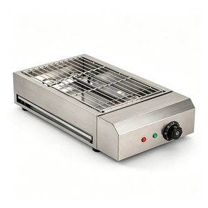 Barbecue Électrique Commercial Haute Puissance 3KW en Acier Inoxydable de Qualité Alimentaire, Chauffage Rapide, Sans Fumée, pour Brochettes Grillées - Product Image 1