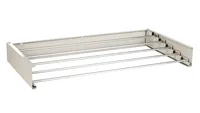 Porte-manteau mural minimaliste en aluminium extensible et rétractable multifonctionnel, grande capacité de charge, pour cuisine