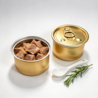 636 #    Pot à gâteau en aluminium de 80 ml, surface laquée, cylindre à côtés droits, fermeture à anneau, marque JMT, pot à dessert, boîte de conserve