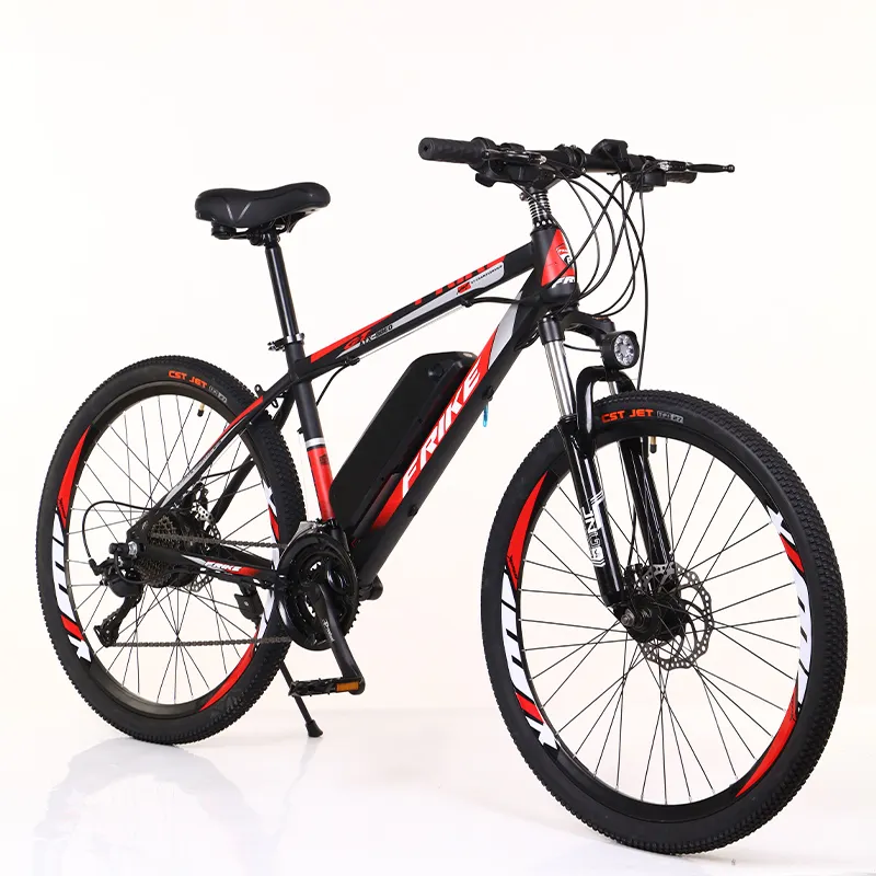 Frike High-Carbon Staal 26 Inch Schijfrem 21 Speed Elektrische Mountainbike 26 Ebike