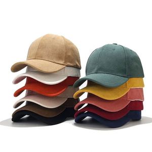 High Quality Stylish Vintage Unisex <b>Plain</b> Suede <b>Baseball</b> <b>Cap</b> Simple Solid Women Men Adjustable Fitted Dad Hat Gorras - Product Image 1
