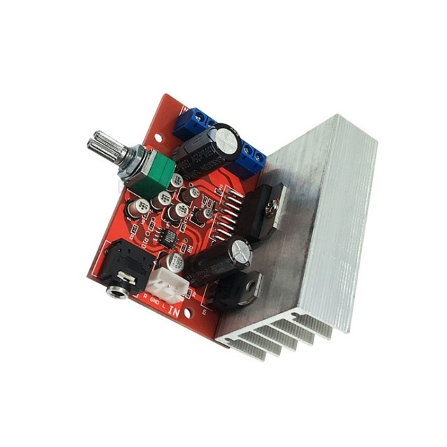 OKYN02320 TDA7379 DC Amplifier Board AD828 Front Stage Amplification 2*39W