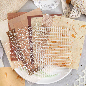 20 feuilles par paquet Papier artisanal Série <span class=keywords><strong>de</strong></span> textures romantiques Papier multicolore à thème pour journalisation DIY - Product Image 2
