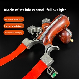 Fionda di Precisione Sendema in Acciaio Inox 98K con Mirino Laser, Fionda Tattica per Adulti per Caccia all'Aperto - Product Image 2