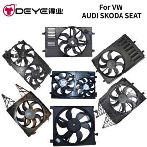 มอเตอร์พัดลมระบายความร้อนหม้อน้ำเครื่องยนต์รถยนต์ทุกซีรีส์ สำหรับรถยนต์ Volkswagen VW Audi Seat Skoda Mercedes-benz Hyundai Citroen Peugeot - Product Image 1