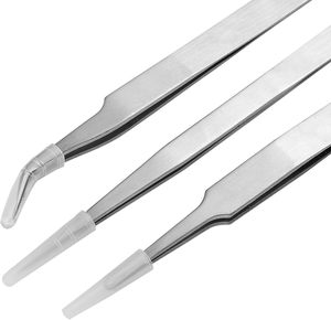 Pince à épiler pour sourcils, précise et pointue, avec embout fin et finition sablée, pour le marché brésilien - Product Image 3
