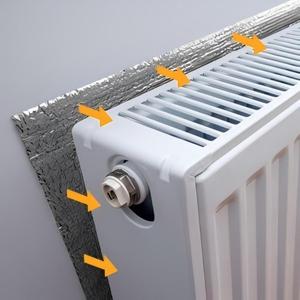 Film Réflecteur Isolant pour <span class=keywords><strong>Radiateur</strong></span>, Facile à Installer, 0,6m x 5m, Améliore l'Efficacité, avec Adhésifs Intégrés - Product Image 6