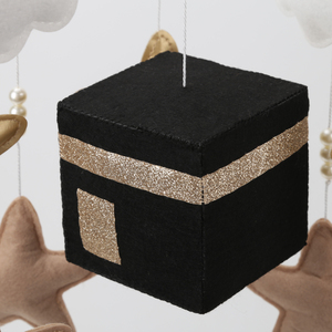 <span class=keywords><strong>Mobile</strong></span> Bébé Musulman en Feutre, Lune et Étoile, <span class=keywords><strong>Cube</strong></span> Kaaba, <span class=keywords><strong>Mobile</strong></span> de Lit Islamique, <span class=keywords><strong>Mobile</strong></span> de Berceau Coran - Product Image 5