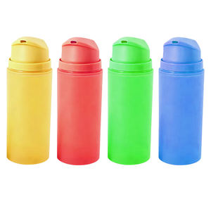 Flacon pompe airless en verre pour sérum cosmétique Twist Silver <span class=keywords><strong>opaque</strong></span> 30 ml, flacon pompe airless, flacon airless - Product Image 5