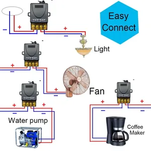 433Mhz không dây điều khiển từ xa chuyển 30A DC 12V 5V 24V 48V 72V 80V RF tiếp nhận cho động cơ máy bơm nước đèn chuyển đổi - Product Image 5