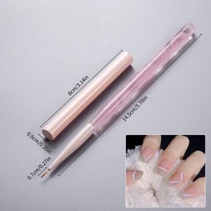 Juego de 13 Pinceles de Nailon <span class=keywords><strong>para</strong></span> Decoración de Uñas, Color Rosa Mármol, Pinceles Profesionales <span class=keywords><strong>para</strong></span> <span class=keywords><strong>Delineado</strong></span>, Degradado y Detalles - Product Image 4