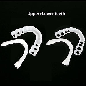 Impiallacciature denti sbiancamento protesi finte bretelle temporaneo finte copertura perfetta sorriso comodo Kit impiallacciature per protesi - Product Image 5