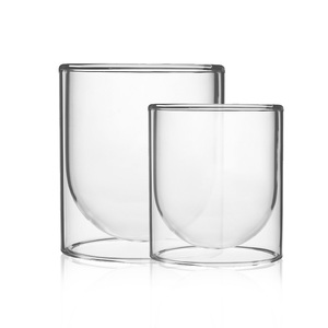 Portacandele in <span class=keywords><strong>Vetro</strong></span> a <span class=keywords><strong>Doppia</strong></span> Parete Resistente alle Alte Temperature con Logo Personalizzato - Product Image 5