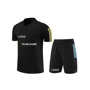 サッカーユニフォームポリエステルVネックフルスリーブ - Product Image 3