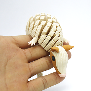 3Dプリントされた流行のアルマジロ置物クリエイティブ動物共同移動可能な手工芸品装飾品とおもちゃ動物愛好家のためのギフト - Product Image 3
