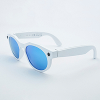 Lunettes Intelligentes SNT NEX AI avec Caméra 8MP 4K, Double Lentille, Enregistrement Vidéo, Lunettes de Soleil Intelligentes, Lunettes Connectées (Stock US)