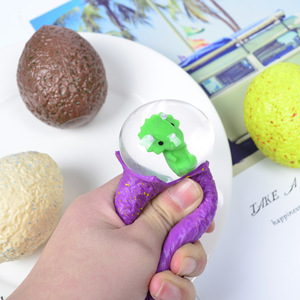 Juguete Antiestrés de Alta Calidad, Suave, de TPR, con Ventilación, Novedoso, Huevo de Dinosaurio 3D, para Aliviar la Presión, Regalo Promocional, para Niños - Product Image 1