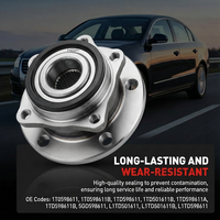 Kits d'assemblage de moyeu d'essieu arrière haute précision 1T0598611B compatibles avec les roulements de moyeu de roue Skoda Octavia Superb Audi Q3