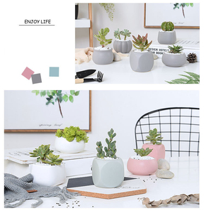 Maceta de Cerámica Hecha a Mano para Decoración Moderna <span class=keywords><strong>del</strong></span> Hogar y Hoteles, Estilo Clásico, Empaque de Lujo, Color Mate, con Revestimiento Interior Personalizable - Product Image 2