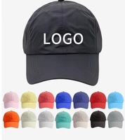 Gorra de Béisbol Unisex HOULIN de Secado Rápido, 6 Paneles, con Logotipo Personalizado, Transpirable, Impermeable, Poliéster/Algodón, 48-50cm, Verano