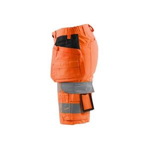 BLAKLADER - 718618115300C48 Women's <b>Hi</b>-<b>Vis</b> shorts with stretch <b>Orange</b> - EAN 7330509867860 <b>HI</b>-<b>VIS</b> WORKWEAR - Product Image 4