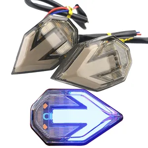 Universal Custom Motorcycle LED Double Color Turn Signal Lights IndicatorsためMotorbikes 12V led Direction Indicator