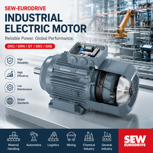 Motore AC SEW EURODRIVE <span class=keywords><strong>DRN</strong></span>/DRS/DT/DR 71MS4 71M4 0.18kW 0.25kW 0.37kW 4 Poli IE3 B3/B5 400V IP54 Trifase - Product Image 1