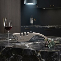 Aiguiseur de couteaux et de ciseaux professionnel Nuoten ND-076C, écologique, en céramique, 4-en-1, multi-grains, angle réglable, pour usage en cuisine