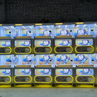 Machine de jeu d'arcade à pièces personnalisée à 2 étages, machine distributrice de capsules de jouets de 120 mm, machine de jeu d'arcade commerciale, machine à jouets pour enfants, machine Gachapon