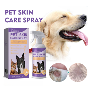 Natural aliviar la picazón <span class=keywords><strong>Dermatitis</strong></span> Eczema gato perro herida picazón alivio mascota cuidado de la piel Spray - Product Image 1