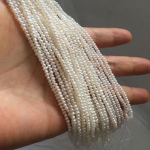 2-3mm près de d'eau douce <span class=keywords><strong>en</strong></span> vrac perle brin 38 <span class=keywords><strong>cm</strong></span> - Product Image 3
