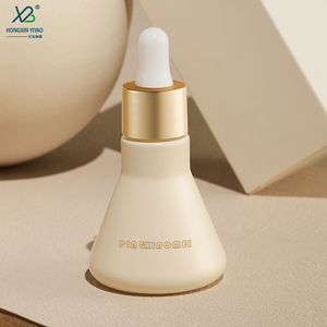 15ml 30ml Vòng bạc Trắng nhựa đầu ống nhỏ giọt + trong suốt hình nón chai thủy tinh erlenmeyer chai - Product Image 2