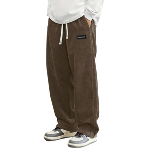 <span class=keywords><strong>Pantaloni</strong></span> Casual da Uomo <span class=keywords><strong>in</strong></span> Corduroy Nuovi per Primavera e Autunno, Stile High Street, Marca di Moda, Gamba Dritta Retrò, di Tendenza - Product Image 4