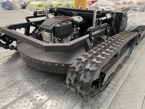 Livraison gratuite, <span class=keywords><strong>moteur</strong></span> diesel CE EPA, machine à couper l'herbe tout-terrain, chenilles en caoutchouc agricoles, tondeuse à gazon robotisée télécommandée - Product Image 5