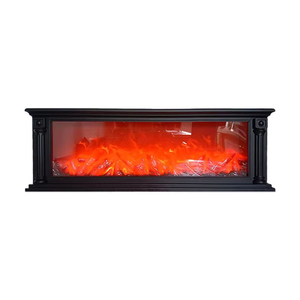 Chimenea Eléctrica Empotrable con Control Remoto, Diseño Metálico Tradicional, Calefacción Interior para Sala de Estar - Product Image 2