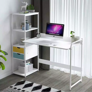 <span class=keywords><strong>Mesa</strong></span> De Ordenador De escritorio con cajón para el hogar y la oficina, moderna, sencilla, De madera, móvil, para videojuegos - Product Image 4