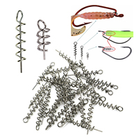 Goupille de verrouillage en acier inoxydable, leurre souple, mangeoire pour carpe, personnalisé, appât de pêche, crochet de pêche