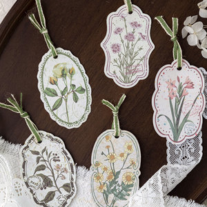 30 autocollants par boîte, collection de fleurs, série rétro, autocollants décoratifs pour journal DIY sur le thème floral - Product Image 2