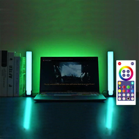 Barre lumineuse intelligente à flux dynamique Aurora Strobe, ambiance DJ, rythme sonore noir, TV, jeu, barres lumineuses LED RVB