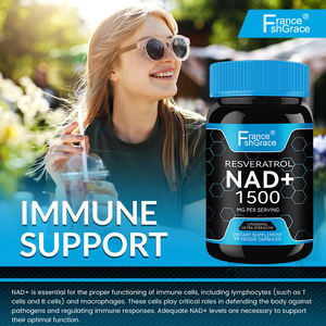 Suplemento NAD + 1500mg con Resveratrol, apoya la salud celular, la resistencia y el envejecimiento saludable Suplemento NAD ultra fuerte - Product Image 5