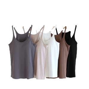 เสื้อกล้ามผู้หญิงคุณภาพสูงสำหรับฤดูร้อน แบบผูกคอ สวมใส่สบาย ทรงเข้ารูป โชว์หลังสวย ยาว ไม่มีโครงเหล็ก ไร้รอยต่อ ผลิตจากผ้าถัก - Product Image 4